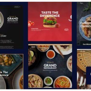 Grand Restaurant - WordPress тема для сайта ресторана
