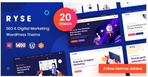 Ryse - Wordpress Тема SEO и цифрового маркетинга