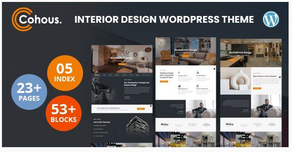 Cohous - WordPress Тема для интерьера