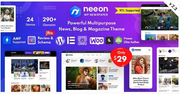 Шаблон новостного сайта WordPress