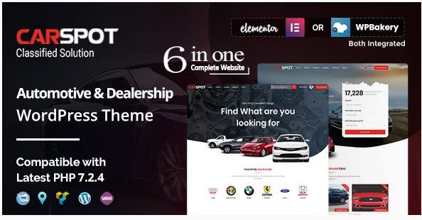 CarSpot – Wordpress тема авто - объявлений дилеров