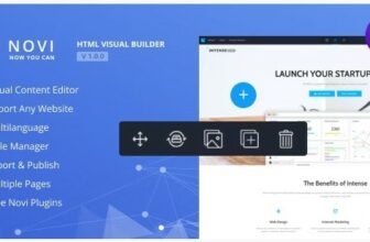 Novi - HTML Конструктор Сайтов + Админка