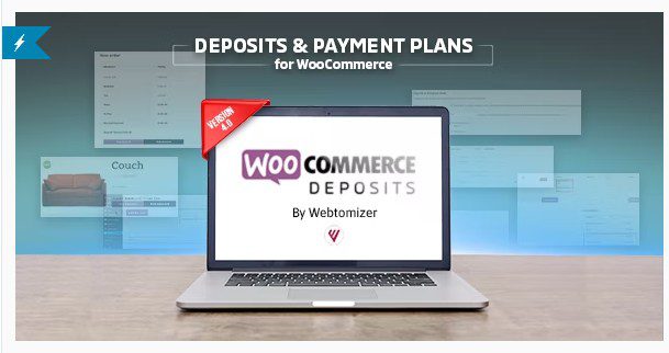 WooCommerce Deposits - плагин частичных платежей для оплаты частями (депозитами) за продукт