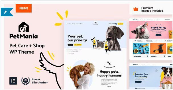 Красочный сайт PetMania - Зоомагазин, магазин домашних животных