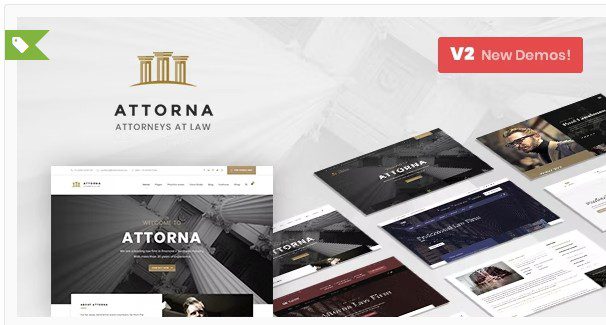 Attorna - Закон, Адвокат - Worpress тема Юриста