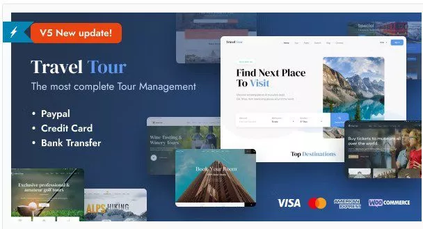 TravelTour - Путешествия и бронирование туров - Тема Брони туров