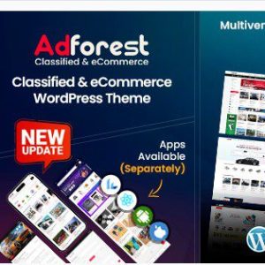 AdForest - одна из ведущих и лучших тем WordPress для премиум-объявлений с выдающимся интерфейсом