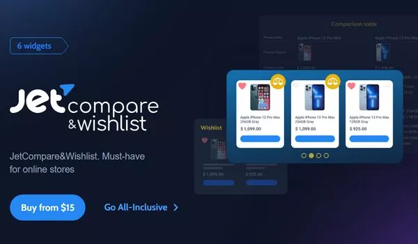 JetCompare&Wishlist - Сравнение и список желаний