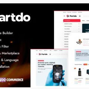 Магазин автозапчастей и инструментов WooCommerce eCommerce Elementor WordPress Theme
