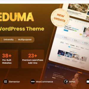 СКАЧАТЬ - Eduma - WordPress тема для Образования - на русском.