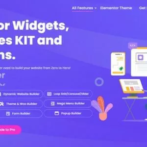 Шикарный плагин Royal Elementor с большим количеством Демо шаблонов и предустановленных блоков, в том числе и всплывающих окон.