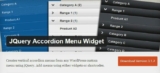 JQuery Виджет аккордеон меню
