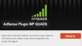 AdSense Plugin WP QUADS —  плагин рекламы на сайте автоматическая вставка кода рекламы