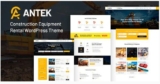Antek v3.1 — WordPress тема по аренде строительной техники