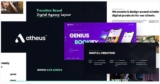 Atheus — тема WordPress для современного креативного агентства