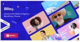 Billey — WordPress тема Elementor для творческого портфолио и агентства