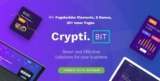 CryptiBIT v1.3 — Technology, Cryptocurrency, ICO/IEO Landing Page WordPress theme