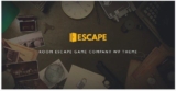 Escape — Room Game Company WP Theme v2.3 — тема для игровой компании
