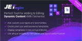 JetEngine v3.8.4 + Модули — Добавление & Редактирования Динамического контента с Elementor