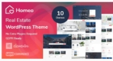 Homeo v1.2.20 — WordPress тема недвижимости