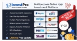 InvestPro v2.0.1 – Кошелек и банкинг Онлайн Инвестиционная платформа Hyip