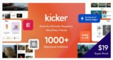 Kicker v1.3.5 — многофункциональная WordPress тема для блогов и журналов + Gutenberg