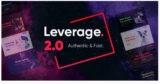 Leverage v2.1.3 — тема Elementor для агентства