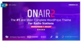 Onair2 v3.9.6 — тема WordPress для радиостанции с безостановочным музыкальным плеером