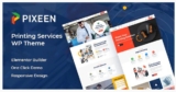 Pixeen v1.0.4 — Printing Services Company WordPress Theme — тема для полиграфической компании