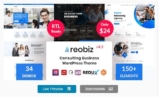 Reobiz v4.8.6 — Тема WordPress для консалтингового бизнеса