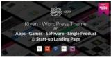 Riven v2.3.6 — WordPress тема  целевой страницы одного продукта для приложения, игры.