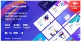 Saasland v3.5.4 — многоцелевая WordPress тема для стартапа Saas