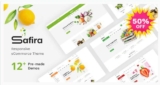 Safira v1.1.3 — Woocommerce тема  для продуктов питания
