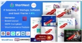 StartNext v4.5.0 — IT Тема WordPress для стартапов