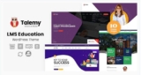 Talemy — WordPress LMS тема  для образования