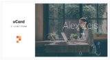 uCard — WordPress тема визитки и резюме