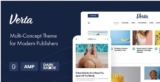 Verta v1.0.4 — Многоцелевая тема WordPress для современных издателей