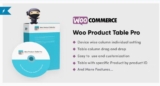 Woo Product Table Pro 9.1.0 — WooCommerce Решение для представления таблицы продукта